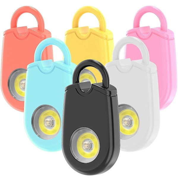 Hot sælgende anti-ulve alarm LED-lys, kvindelig anti-ulve nødudstyr, udendørs bjergbestigning personlig alarm [Db] Pink