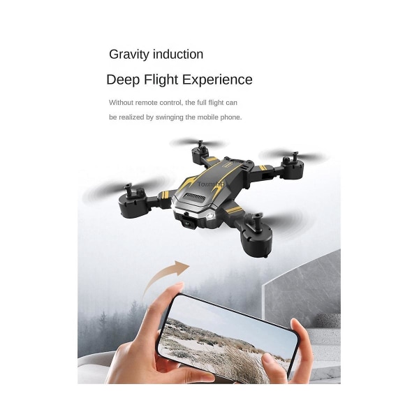 8k Hd Enkeltkamera Drone Fjernkontroll Flymaskin Leker Med Automatisk Hindringsunngåelse Funksjon F