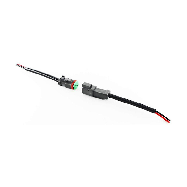 2-polet Dt-stik Vandafvisende Bil Elektrisk Stik 16 Awg Han- og Hunkabel Stik