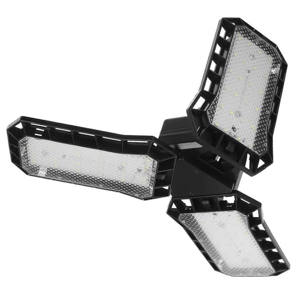 LED Garagelys Foldbar E27 Base Kraftigt Garage LED Lys 45W[DB]