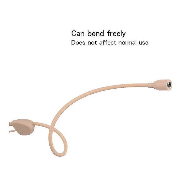 Uppgraderad Version Elektret Kondensator Headset Mikrofon Dubbel Öronhängande 4 Pin XLR Ta4f För Shure Body Pack Tjock Kabel{jkw} [db]