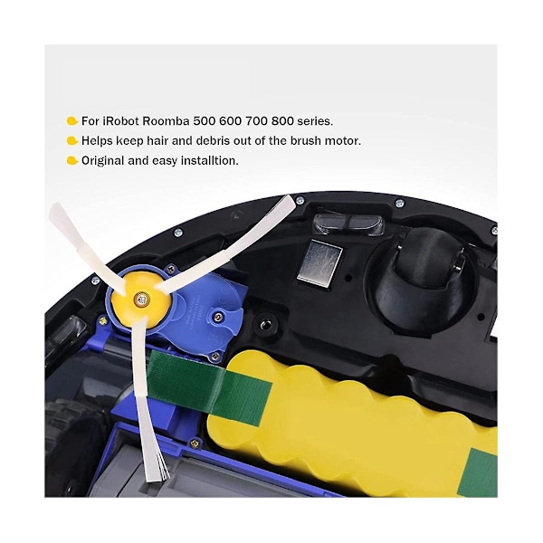 Side Brush Motor Module for iRobot Roomba 500 600 700 800 900 I3 Serie Robot Vacuum Cleaner Replacement Motor Module  [dB} Blue