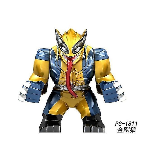 Nya leksaker Wolverine hjältar byggklossar figurer set jul leksaker för barn presenter Db PG1811