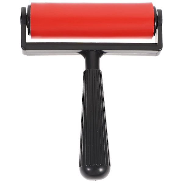 10 cm Valserulle Valseruller Håndverk Hard Gummi Applikator Høy Varme Silikon Rulle Epdm Tak Rulle Rulle Håndverk [Db] Red 15x10x3cm