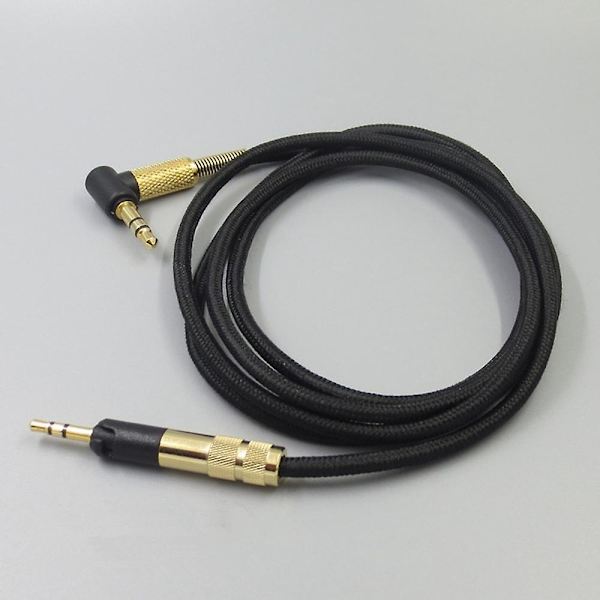 Ersättningsljudkabel för hörlurar Hd518 Hd558 Hd598 Hd595 Hd559 Hd569 Hd579 Hd599 (utan mikrofon) [DB] Black