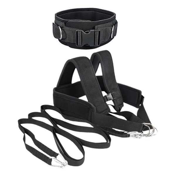 Slepetrekk Stropper Treningsstropper Utøvere Slepetrekk Stropper Sled Trainer Pull [DB] Waist Shoulder Strap