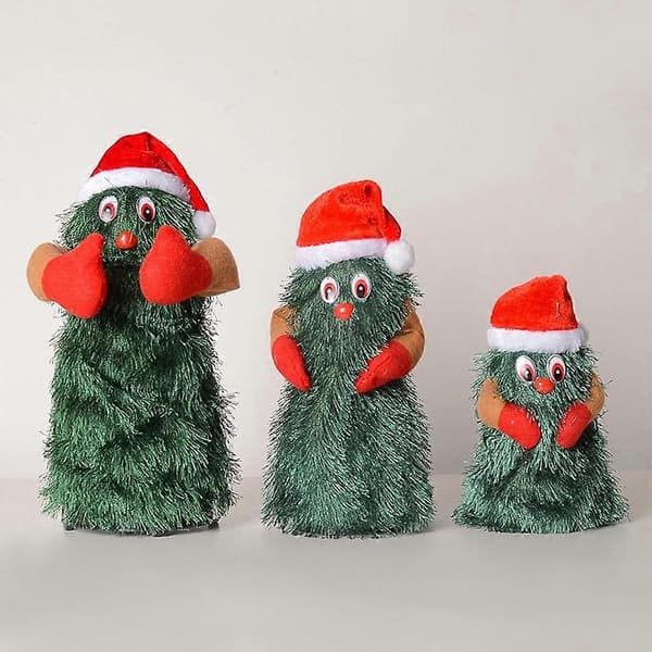 Dansende Juletræ Juletræ Sangdukke Vippe- og Roterende Juletræ [DB] Medium