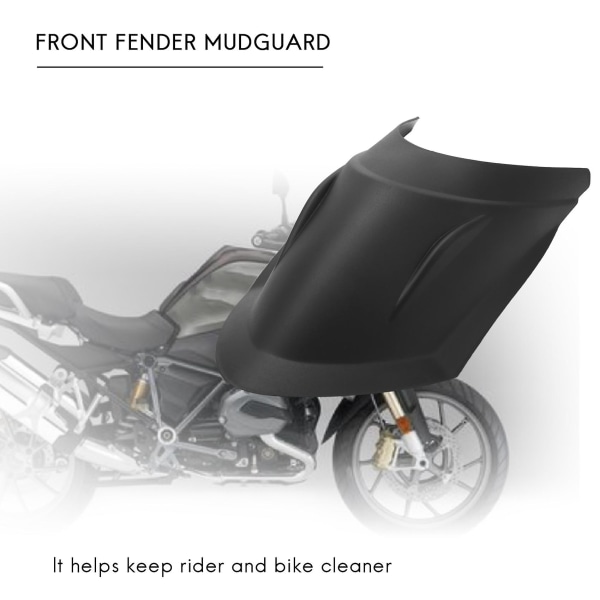 Front Mudguard Til R 1200 Gs 1200gs R1200gs Lc 2013-2017 13 14 15 16 17 Hjul Hugger Bagud Forlængelse