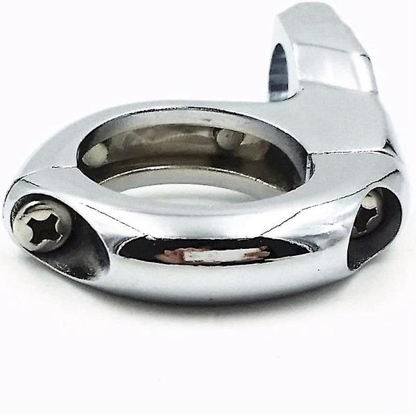 1 tum 25 mm krom blinkers styrstång klämma på speglar adapterfäste Atv motorcykel skoter silver