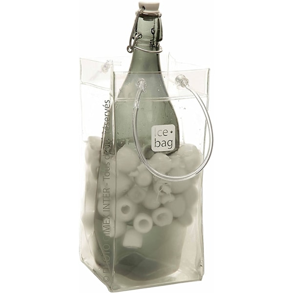 Gimex 17407ice Bag Vinkyl, Passar 1 flaska, Transparent, 25,5x 11cm