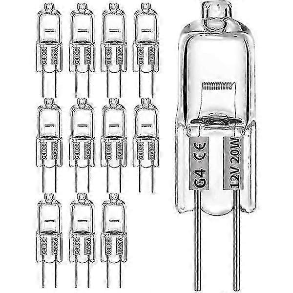 G4 halogenlamper [DB] 20W 12pcs