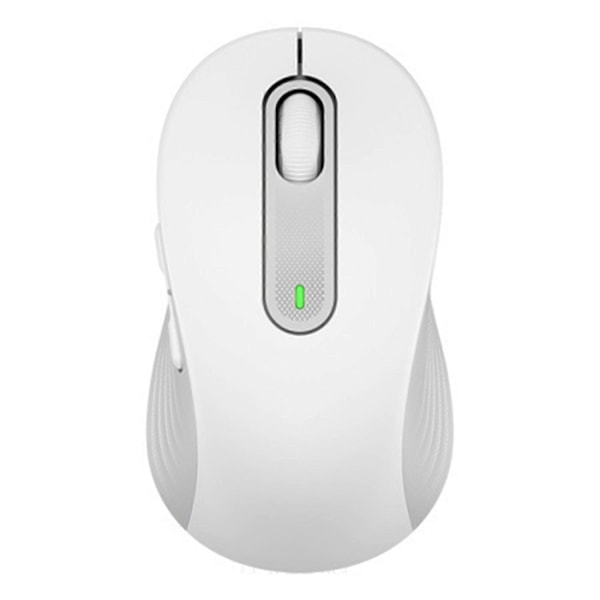 M650 Trådløs Mus 2.4GHz Bluetooth-kompatibel Doble Moduser Ergonomisk DPI Justerbar Stille Mini [db] White