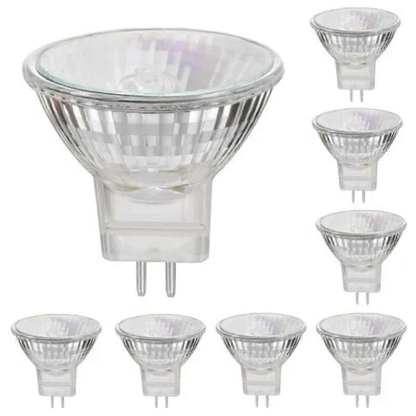 MR11 12V 35W halogenlamper GU4 sokkel spot 2800K varm hvit, dimbar, pakke med 8 db style5226