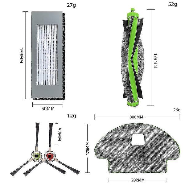 15 stk. Reservedeler til Irobot Roomba Combo 113 R113840 [DB]