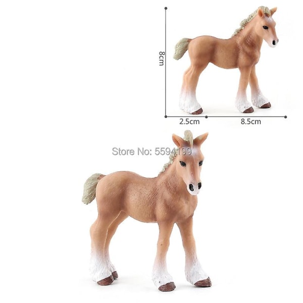 15 stilar häst djur Clydesdale Hanoverian Arab Shire Appaloosa modeller actionfigur pedagogisk samling leksaker presenter figurer DB F