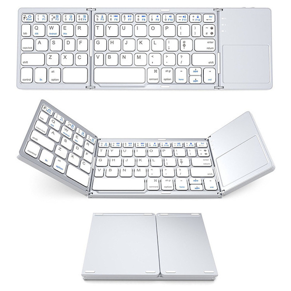 Mini foldbart tastatur til telefon og tablet