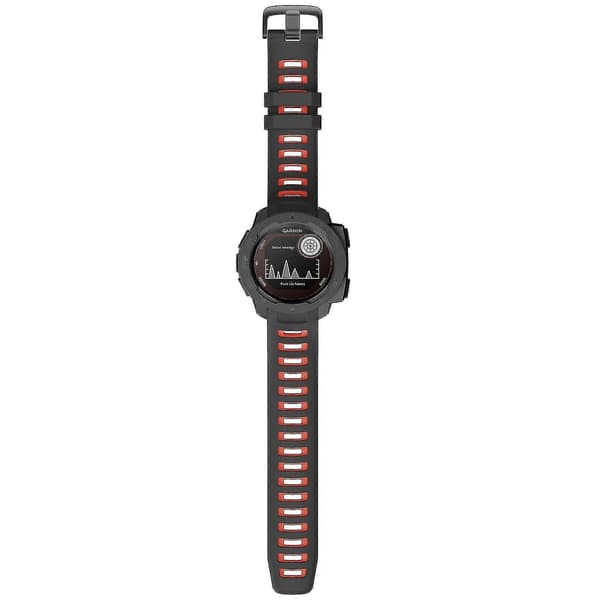 Garmin Instinct silikoniranneke [DB] Black Red