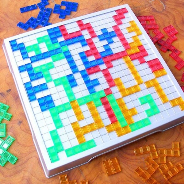 Strategispil Blokus Brætspil Lærende Legetøjssquares Spil Nemt At Spille For Børn Serie Indendørs Spil [DB] 2 players