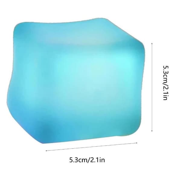 Legetøj - NICE - 3-delt Nice Cube | 2-tommer Nice Cube Anti-Stress - Gummi - Indendørs - Barn - Unisex[YJD]