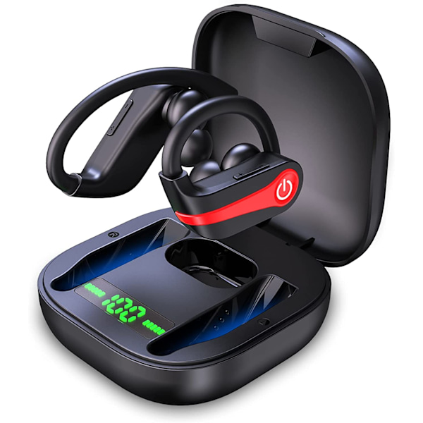 Trådlösa öronsnäckor, Bluetooth 5.1 sport-hörlurar