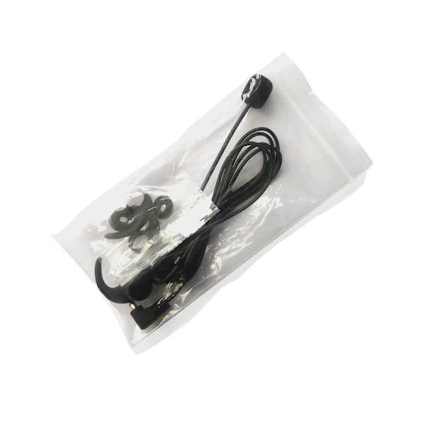 2-pack Intercom In-Ear headset med enkel krok Passar GOREF/GC4/V4C/V6C och andra modeller (med armband) [DB]
