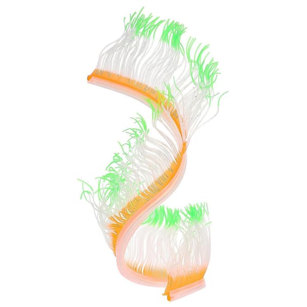 1 stk. akvarie-søanemone-pynt, kunstig blød søanemone-skulptur[DB]