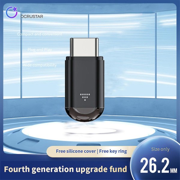 Bärbar Otg Smart Phone Ir Infraröd Fjärrkontroll Adapter För Ios Android [DB] Lightning  Black