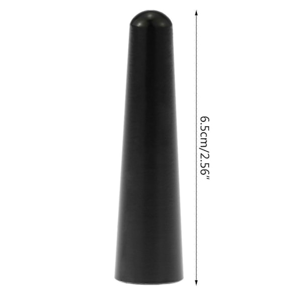 Universal Kort Bilantenn 6,5 cm Längd AM/FM Takmonterad Radioantennmast med M4 M5 M6 Gängad Adapter db