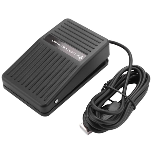 PC USB Fodkontakt Tastatur Pedal db Black