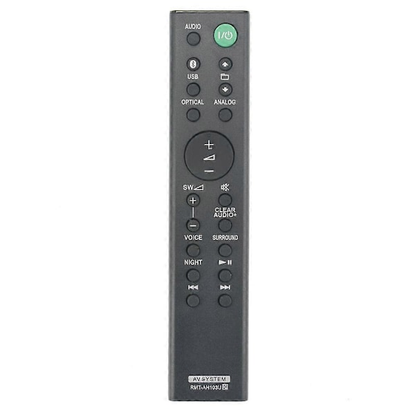 RMT-AH103U Sonyn Soundbar-kaukosäädin HT-CT80 SA-CT80 HTCT80 SACT80 db