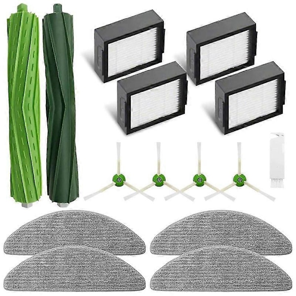 Til Combo I5, I5+, J5, J5+ Robotstøvsuger Hovedsidebørste Hepa Filter Moppeklude [DB] As Shown