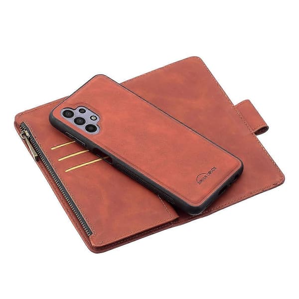Læder Etui Til Samsung Galaxy A32 5G [DB] Brown