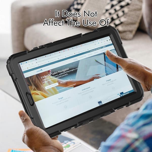 Silikone Hybrid PC Cover til Lenovo Tab M9 [DB] Black