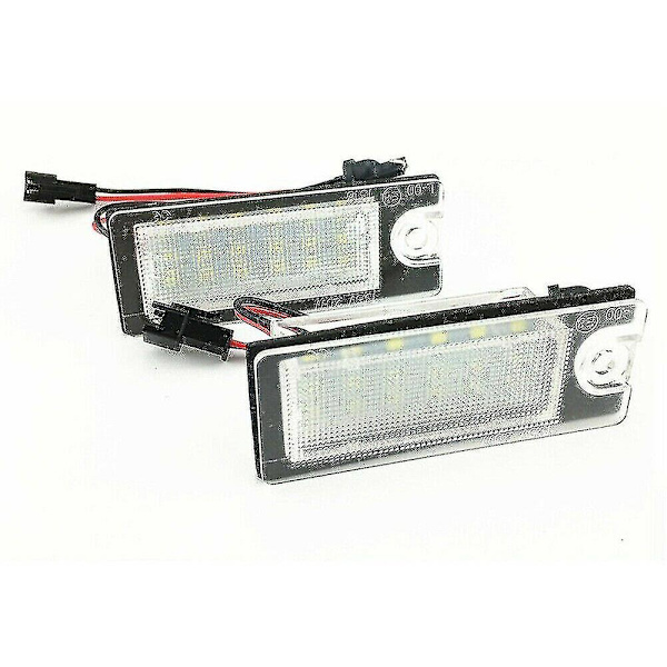 2kpl Valkoinen Led Rekisterikilven Polttimo Volvo S80 99-06 V70 Xc70 S60 Xc90 Dxy88 Rekisterikilven Valo DB