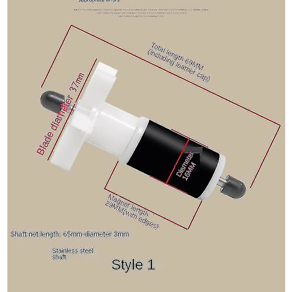 Lay Z Spa Impeller Rotor Super Silent Pumpe Passer Til Alle Lay Z Spa Fix E02 Støjende Pumpe -a  [dB}