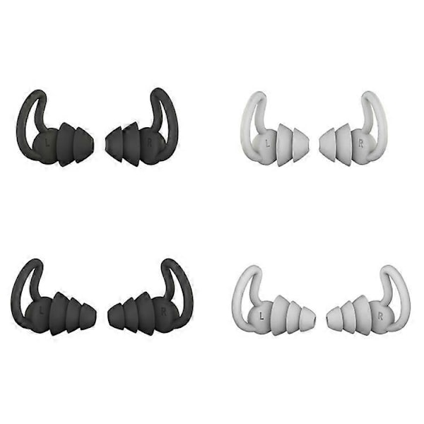 iMeBoBo Brusreducerande Sovproppar Tre Lager [db] Black