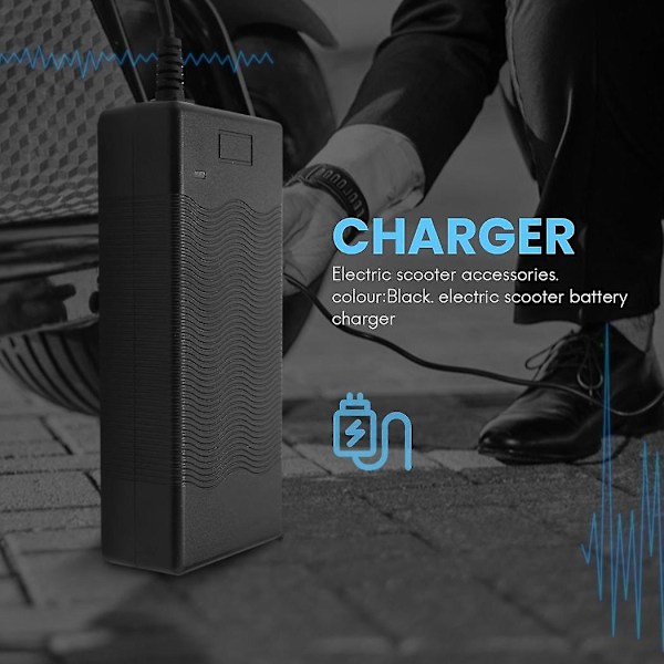 Oplader til Kugoo S1 Elektrisk Løbehjul 42v 1.5ah Batterioplader (EU Stik) [DB]