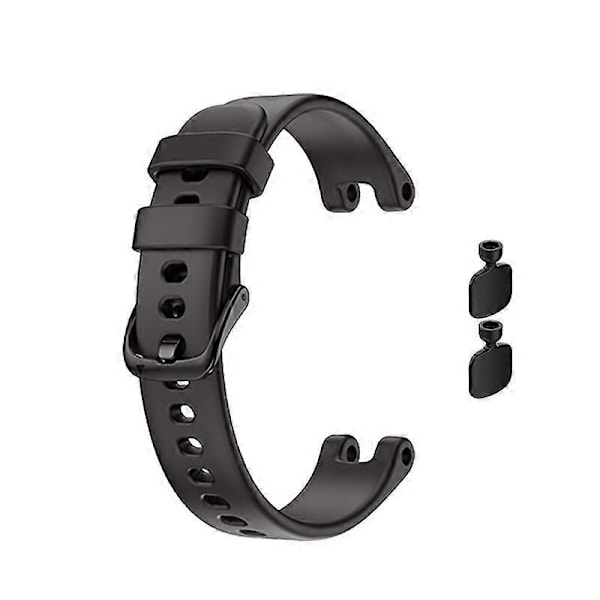 Mjukt Silikonarmband för Garmin Lily Kvinnors Klocka, Sportligt Färgglatt Armband, Man Klocka för Garmin Lily med Verktyg [DB] Black