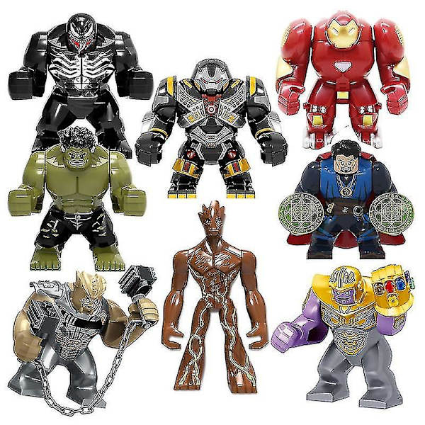 Nya leksaker Wolverine hjältar byggklossar figurer set jul leksaker för barn presenter Db 9 PCS