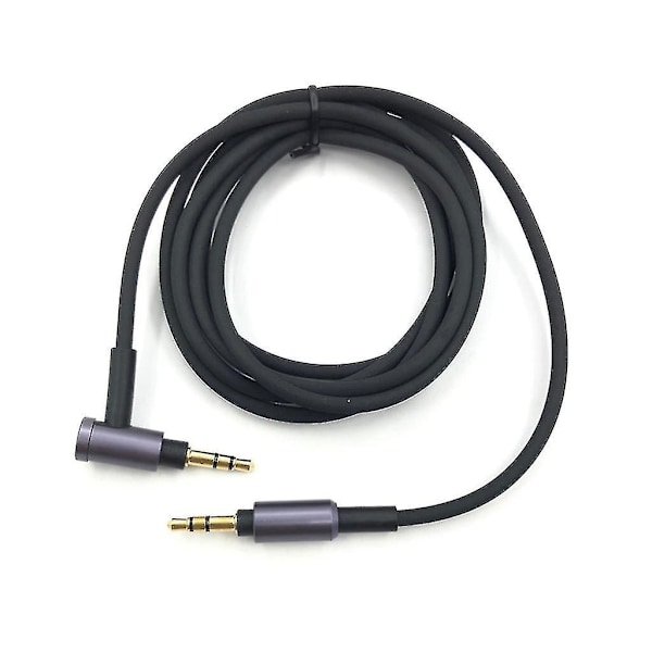 Kabelutskiftning Aux Audio-kabel for Sony Mdr-1a Mdr-1abt Mdr-1adac Mdr-1am2 {DB Black Without microphone