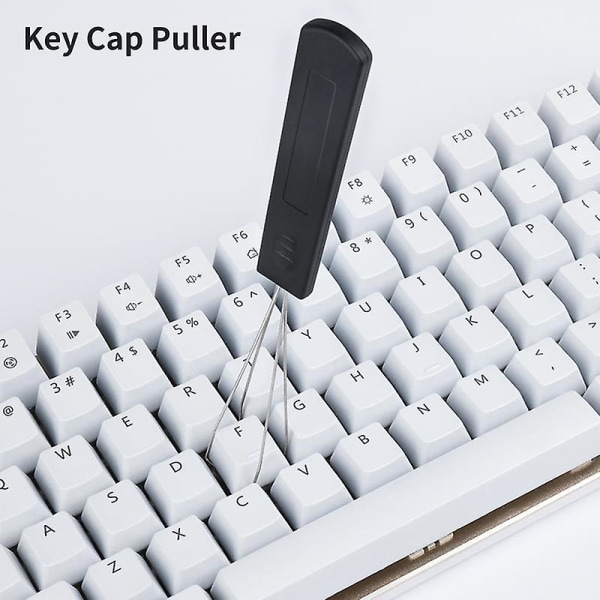 N62 Keycap puller Metal Universal Computer Keyboard Cap Remover Rengøringsværktøj til mekanisk tastatur Jikaix Red