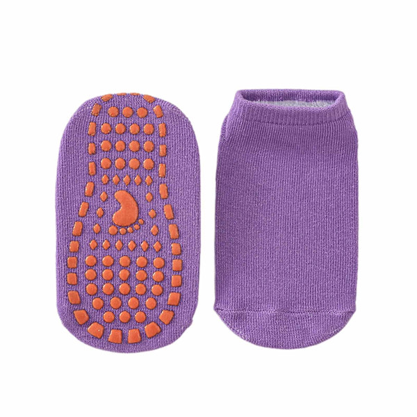 Aikuisille tarkoitetut liukumattomat joogakukat silikonilla pohjassa, kestävät sukat naisille ja miehille paljain jaloin harjoitteluun [DB] Purple