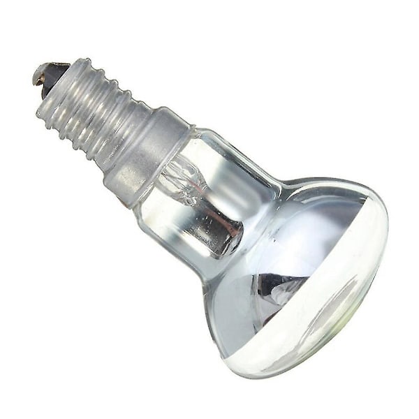 Erstatningspære til lavalampe E14 R39 30w Skru i lyspære Klar Reflektor Spot Light Lava Glødelampe-DYDZ [DB] Transparent 1pcs