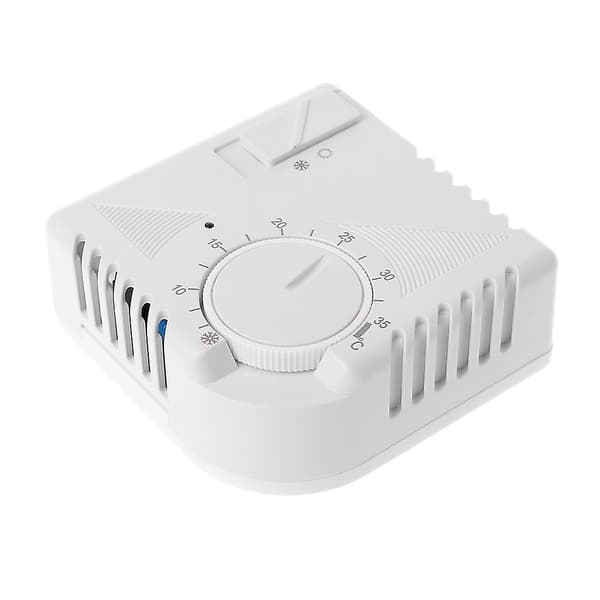 Universal Romtermostat Energisparende Mekanisk Temperaturkontroller [db] White