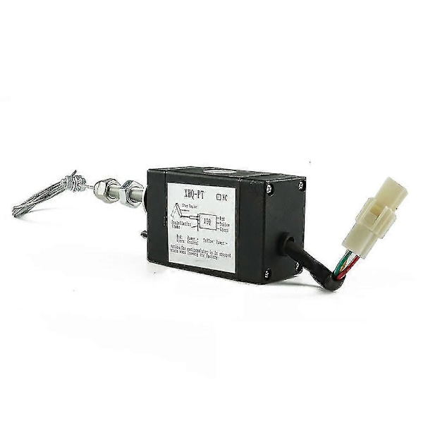 Xhq-pt Dragande Motor Tillbehör Stopp Solenoid (12v Normalt Öppen) g20241783166 [Db] Black