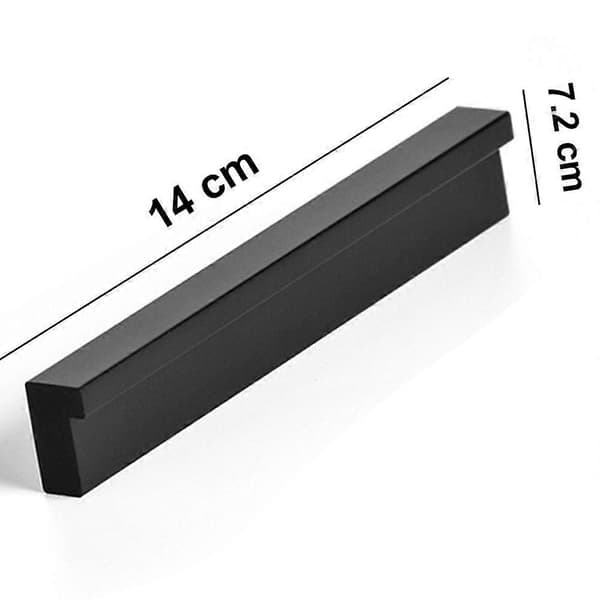 Moderne Møbelgreb Dørgreb Køkkenstanggreb Skabgreb [DB] Black 128mm