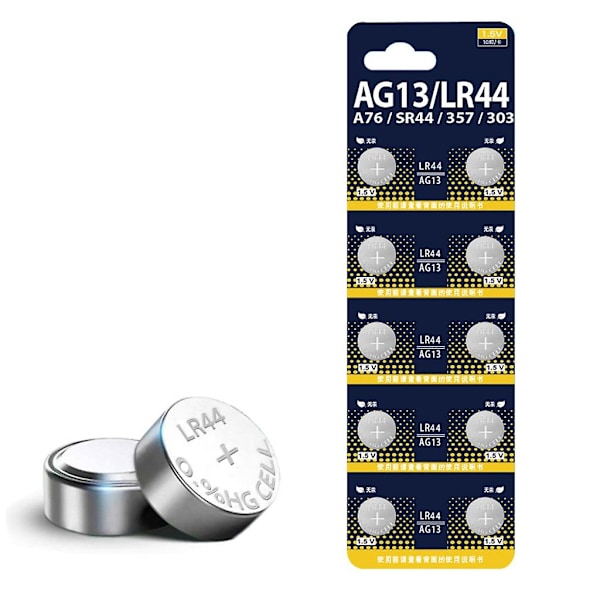 Høy ytelse LR44 Batteri Myntceller Batteri for små elektronikk db 20 pieces