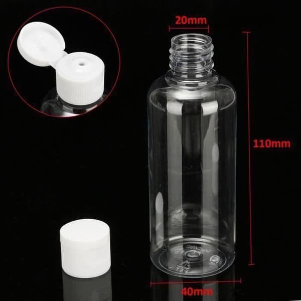 20 st 100 ml plastflaskor för reskosmetika lotionbehållare - LRPESH-C0121 S07219[DB]