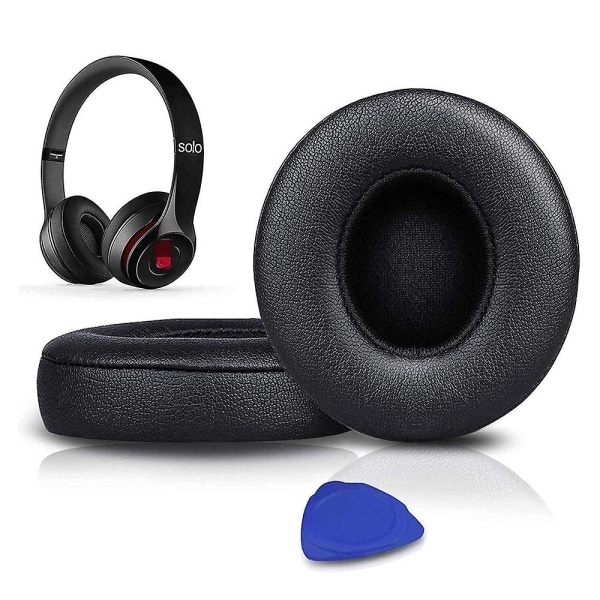 1 par utskiftbare øreputer passer til Beats Studio 2 & Studio 3 trådløse hodetelefoner [DB] Black
