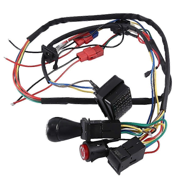 Barn Elbil DIY Modifierade Kablar Och Switch Kit, Barn Elbil 4wd Åk Leksaker Tillbehör [DB]